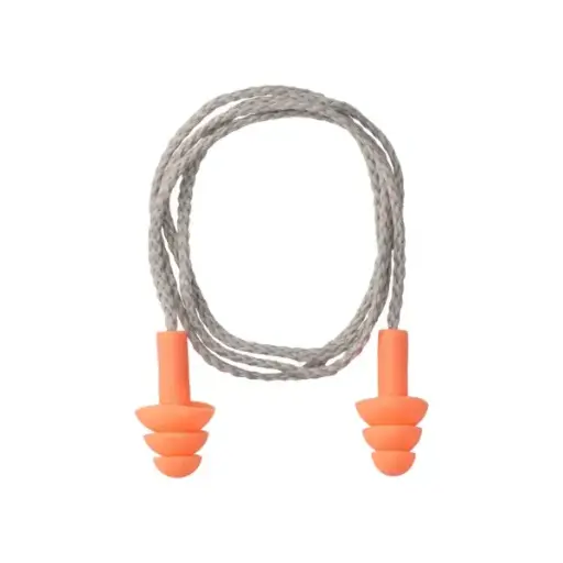 [HE-EPREUC] REBEL Ear Gear Reusable Corded Earplugs pack of 100