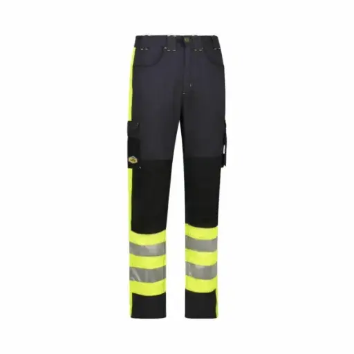 REBEL Men’s Tech Gear Trousers NightGlo Lime and Gun Metal
